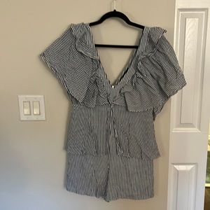 BCBGMAXAZRIA Nautical Romper